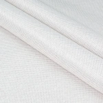 Ткань рогожка для штор коллекция «Монро» Димаут (Dim-out) Белый дым