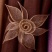 Клипса магнитная «Лилия» размер 15 см для легкого веса штор со шнуром 38 см (Мокка)