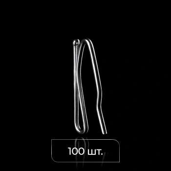 изображение крючок для штор 1 рожок 40 мм упак. 100 шт на olexdeco.ru