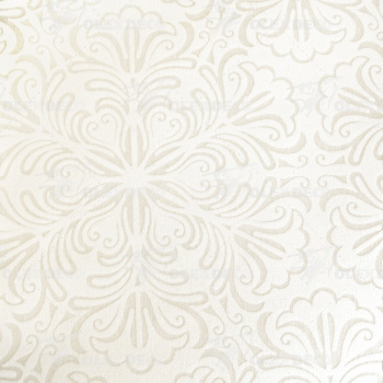 Рулонная штора «Стандарт» фурнитура Белая. Ткань коллекции «Пандора» Жемчуг глянец