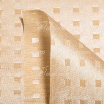 Ткань для рулонных штор коллекция «Квадро» Бисквит 200 см