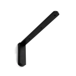 Кронштейн стеновой с заглушкой 150х60 мм (Черный)