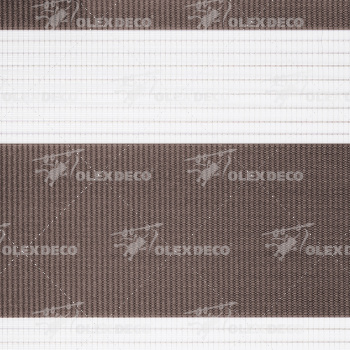 Ткань для рулонных штор «День-ночь» коллекция «Соло» Мокка 300 см