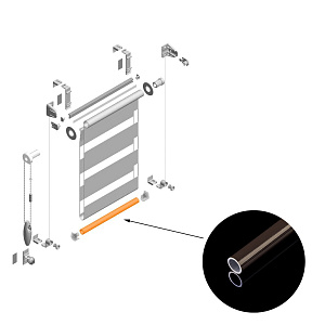 изображение отвес нижний ø12/15 мм для рулонной шторы на olexdeco.ru