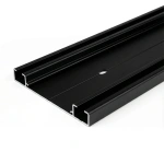 Профиль двухрядный «Верона» (На отрез с отв. L=6 м Черный)