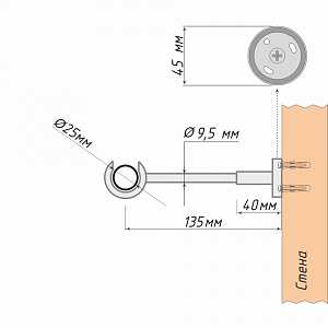 изображение кронштейн «модерн i 25» на olexdeco.ru