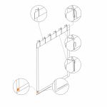 Грузик для штор «Пришивной» 13 г (Упак. 100 шт.)
