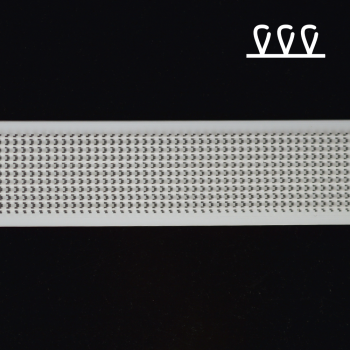 Лента белая «Липучка-крючок жесткая» ширина 20 мм для профиля «Твинс» (На отрез )