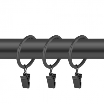 изображение кольцо 25 круглое с зажимом упак. 10 шт на olexdeco.ru