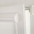 Рулонная штора «UNI 2» фурнитура Белая. Ткань коллекции «Арабеска» Белый