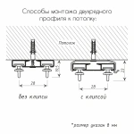 Карниз «2+1» двухрядный Черный (L=580 см Рондо Ø11мм)