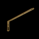 Кронштейн стеновой 200х60 мм (Латунь)