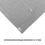 Римская штора белый подъем. мех. «Монро» Dim-out Белый дым (Мадрид ширина 90 см высота 170 см)