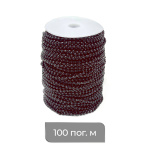 Цепь упр. металич. 4,5х6,0 мм Черный никель (Бобина 100 п.м.)