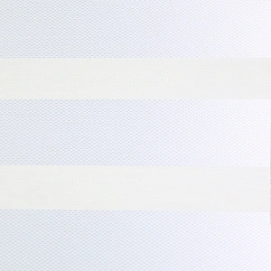 Ткань для рулонных штор «День-ночь» коллекция «Мегаполис» Белый