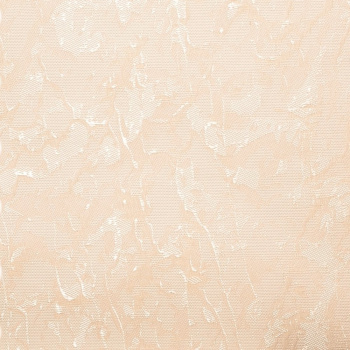 Рулонная штора «Moncada» ø38 фурнитура Белая. Ткань коллекции «Шелк» Кремовый