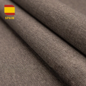 Ткань для штор коллекция «Валенсия» Блэкаут (Blackout) Темно-серый