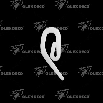 изображение крючок французский усиленный «кипр» белый упак. 100 шт на olexdeco.ru