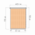 Рулонная штора «Мини» Квадро/Жемчуг (37 х 170)