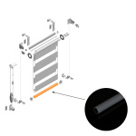 Отвес нижний ø12/15 мм для рул. шторы (L=6 м Серый)