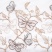 Ткань для штор-кафе коллекция «Butterfly» бежево-серый (На отрез высота 60см)