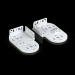 Кронштейны «Х-Duo» L=33/99 мм с заглушками для двойных РШ (Белый)