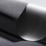Рулонная штора «UNI 1» индивидуальный размер ткань «Плэин» Блэк Блэкаут (Blackout) Черный