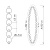 фото цепь управления 4,5х6,0 мм закольцованная белая 300 см h=150 см в интернет-магазине Олексдеко