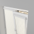 Рулонная штора «UNI 2» фурнитура Белая. Ткань коллекции «Пандора» Жемчуг глянец