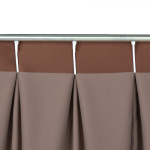 Крючок для штор регулируемый пришивной 75 мм Черный упак. 100 шт (Полиацеталь (POM))