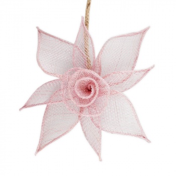 изображение клипса магнитная «лилия» размер 15 см для легкого веса штор со шнуром 38 см на olexdeco.ru