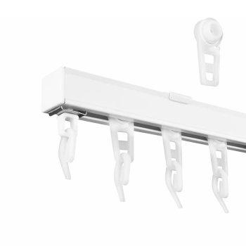 Карниз «Отель Гранд» Белый (100 см ролик ø16,2 мм)