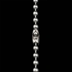 Соединитель цепи металл. «Бочонок» упак. 100 шт (Хром матовый)