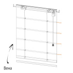 Вставка фиберглассовая 6 мм (Белый)