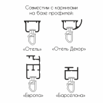 Крючки для штор «Гвоздик» (упак. 60 шт. Белый)
