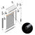 фото труба ø19 мм стальная l=4 м для рулонной шторы «мини» в интернет-магазине Олексдеко