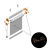 фото комплект механизма для рулонной шторы «mgs» besta коричневый в интернет-магазине Олексдеко