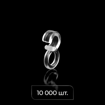 изображение крючок с ушком 4 мм кор. 10000 шт на olexdeco.ru