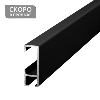 Профиль «Слим» (Упак. L= 6 м Черный)