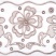 Ткань для штор-кафе коллекция «Flowers» мокка (Рулон высота 30см)