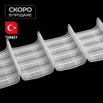 Лента шторная карандашная многокарманная складка Oz-is Premium 4428 MP 1:1:5  (Прозрачный)