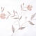 Ткань для штор-кафе коллекция «Romantik» персик с серым (На отрез высота 45см)