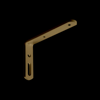 Кронштейн стеновой 100x60 мм (Латунь)