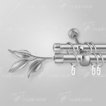 Карниз для штор «Лавр» (25 ХМ 225 двухряд.)