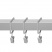 Кольцо «Квадро» с зажимом упак. 10 шт (20х20 ХМ)