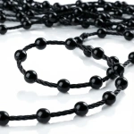 Цепь упр. пластиковая 4,5х12,0 мм (На отрез Черный)