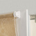 Рулонная штора «Мини» фурнитура Белая. Ткань коллекции «Арабеска» Бежевый (компл. Besta)