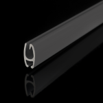 Отвес нижний алюминиевый темно-серый L= 4 м (Металл)