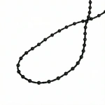 Цепь упр. пластиковая 4,5х12,0 мм (На отрез Черный)