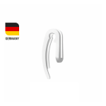 Крючок двойной «Женева» ø3,3 мм (упак. 100 шт Белый)